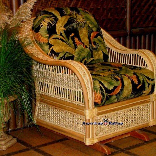 Spice Islands Rattan Single Glider Model SIGAC