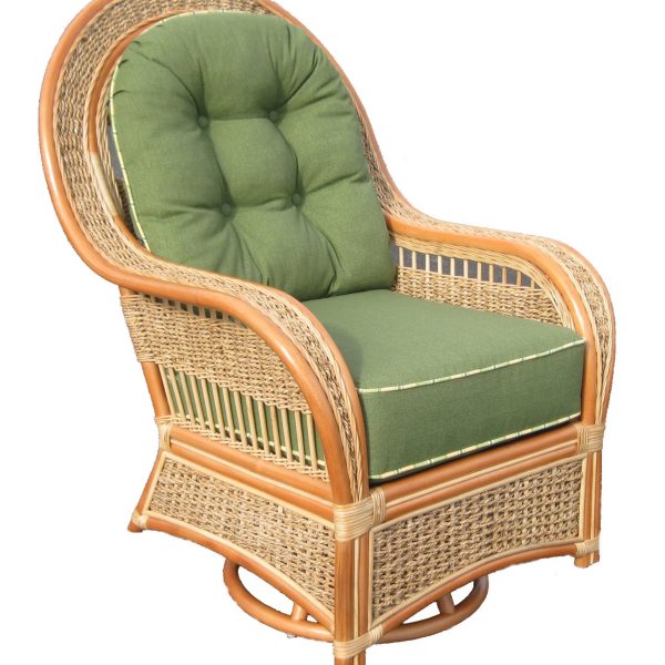 Spice Islands Rattan Swivel Rocker Chair Model SISR