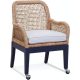 Boone Arm Indoor Chair with Front Casters by Braxton Culler Model 1017-029CR
