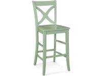 Hues Indoor Bar Stool with Wood Seat by Braxton Culler Model 1064-012WS