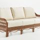 Bermuda Pecan Queen Sleeper Sofa by South Sea Rattan Model 1416