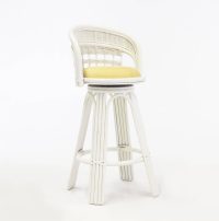 Bermuda Whitewash Stain Barstool or Counterstool by South Sea Rattan Model 1409