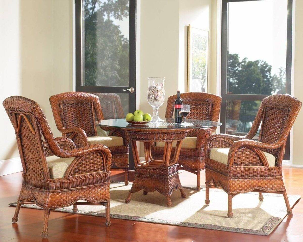 Autumn Morning 6 Pc Dining Set Model 2400-DINSET by South Sea Rattan