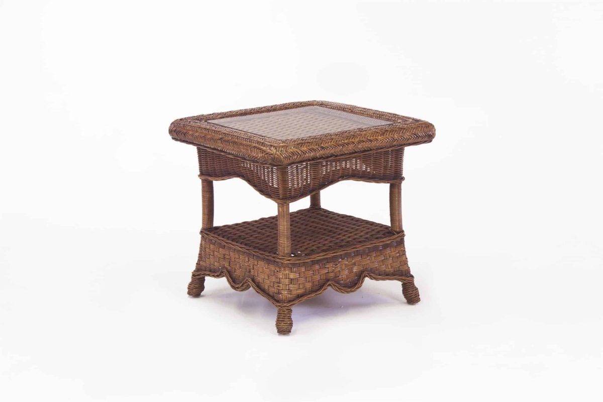 Autumn Morning Indoor Wicker End Table