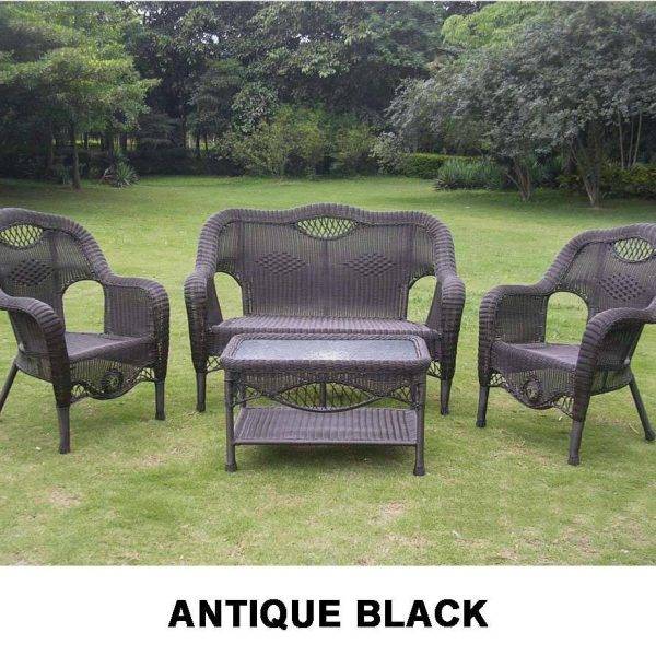 Riviera Seating in Antique Black