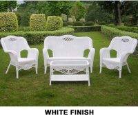 Riviera Patio White Seating