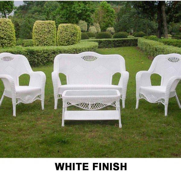 Riviera Patio White Seating