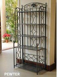 3441 BAKERS RACK IN PEWTER