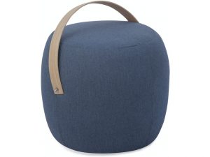 Olivia Pouf Outdoor Ottoman in Denim Fabric by Braxton Culler Model 405-009D
