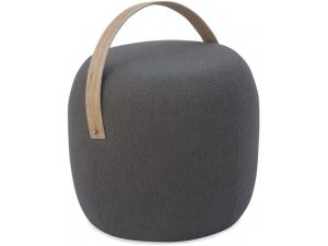 Olivia Pouf Outdoor Ottoman in Granite Fabric by Braxton Culler Model 405-009G