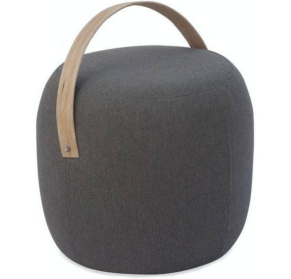 Olivia Pouf Outdoor Ottoman in Granite Fabric by Braxton Culler Model 405-009G