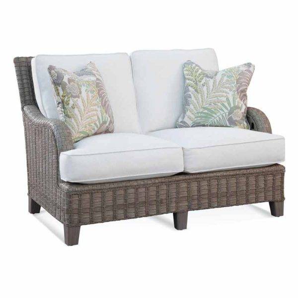 Lake Geneva Patio Loveseat Outdoor Wicker Model 444-019 by Braxton Culler