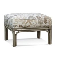 Boca Rattan Ottoman Model 973-009 by Braxton Culler