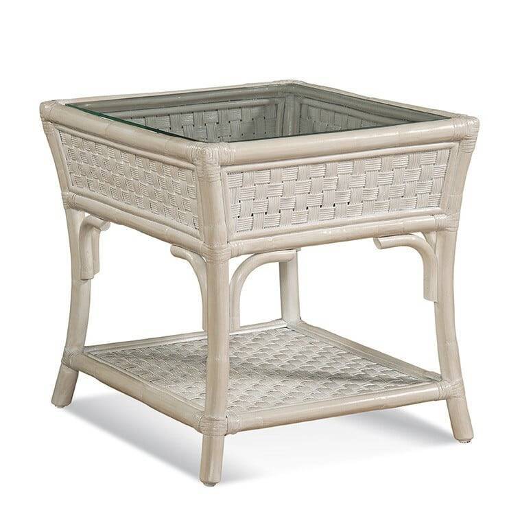 Boca Rattan End Table Model 973-071 by Braxton Culler