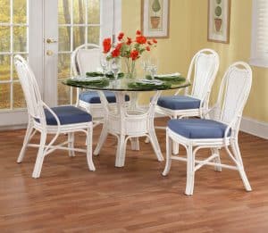 Acapulco 6 Pc Rattan Dining Set 968-SET by Braxton Culler