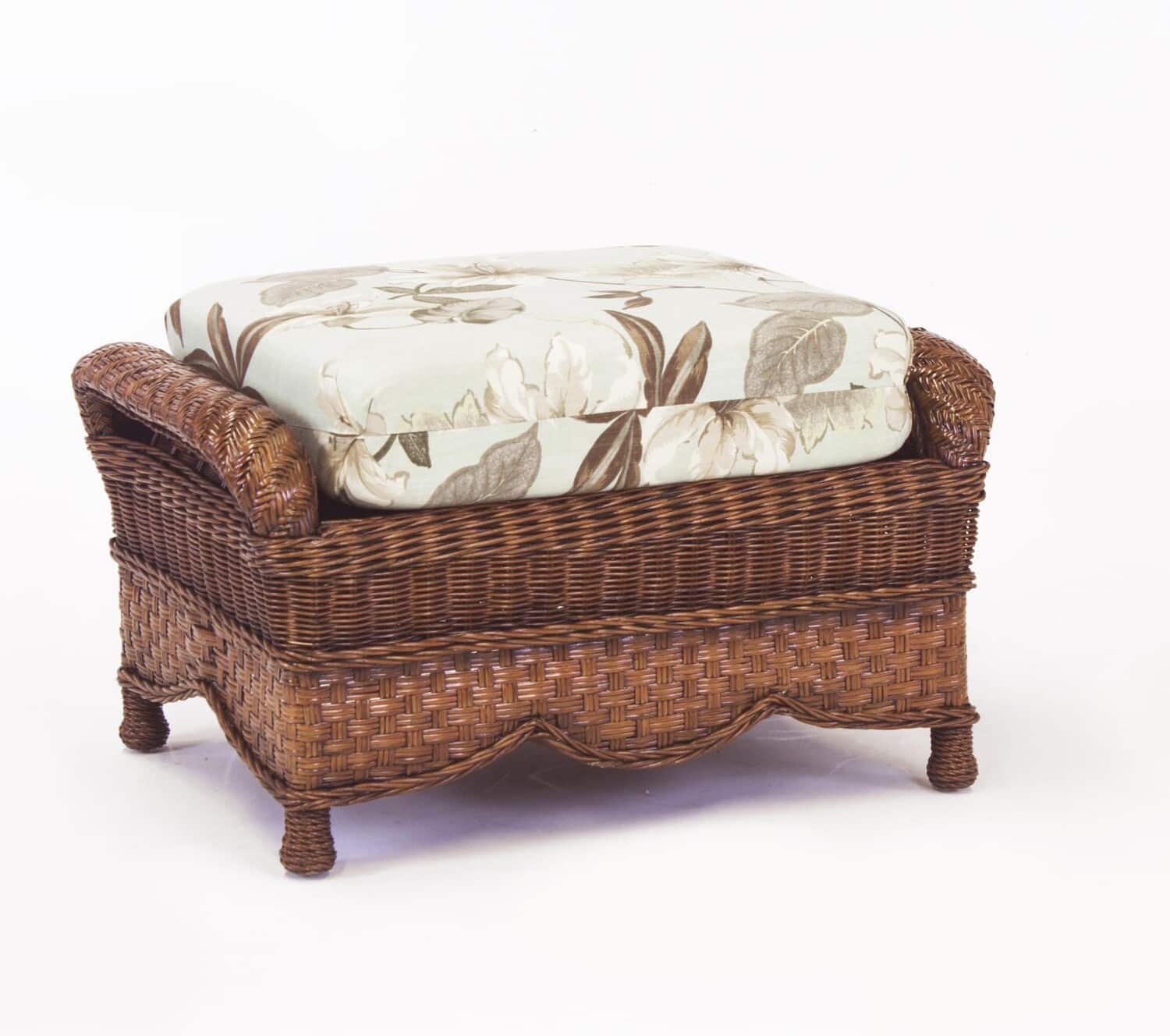 Autumn Morning Ottoman Model 2406 by South Sea Rattan