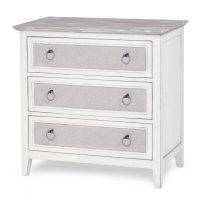 Captiva Island Grey Wash 3 Drw Chest B86333 By Seawinds Trading