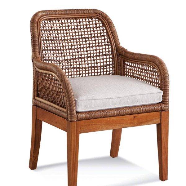 Boone Rattan Dining Arm Chair 1017-29 by Braxton Culler