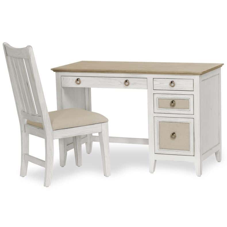 Captiva Island Beach Sand Office Desk and Chair Set B86374 By Seawinds  Trading