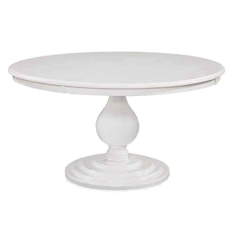 48 inch round white outlet table