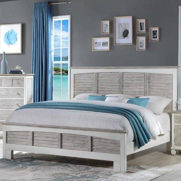 Islamorada 4-Pc Coastal Style (Queen or King) Bedroom Set Model B2333-SET By Seawinds Trading