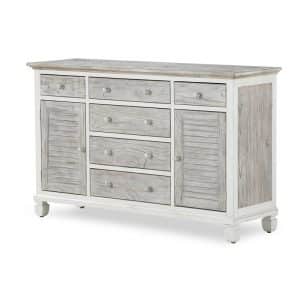 Islamorada Coastal Style Bedroom 6 Drw/2 Door Dresser Model B23336 By Seawinds Trading