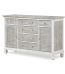 Islamorada Coastal Style Bedroom 6 Drw/2 Door Dresser Model B23336 By Seawinds Trading