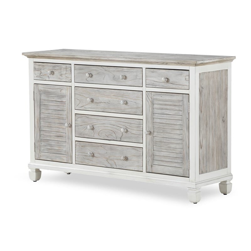 White deals beachy dresser