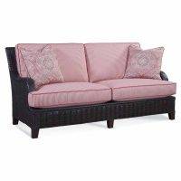 Lake Geneva Patio Sofa Outdoor Wicker Model 444-011 by Braxton Culler