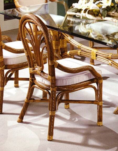 4 rattan dining discount chairs