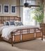 Palm Cove Rattan Wicker King Complete Bed