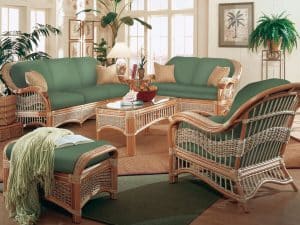 Seascape Wicker Living Room Sets