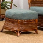 Indoor Rattan Ottoman