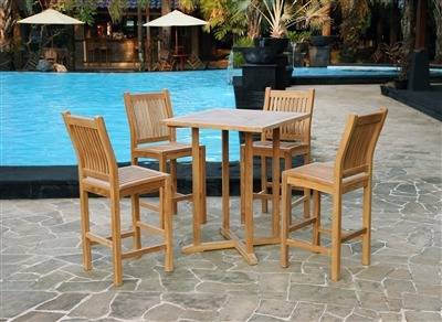 Teak Bar Set By Tortuga