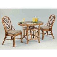 Trellis 3 Piece Rattan Honeymoon Breakfast Set 978-076SET by Braxton Culler