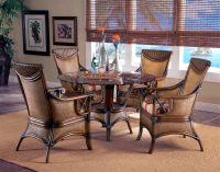 Tropical Pacifica 6 Pc Dining Set Model 4300-DINSET1 by South Sea Rattan