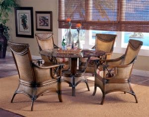 ropical Pacifica 6 Pc Dining Set Model 4300-DINSET1 by South Sea Rattan