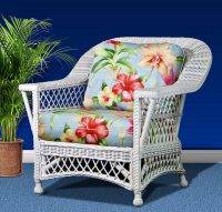 bar harbor white lounge chair