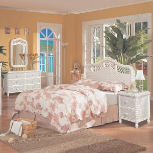 santa cruz white bedroom set