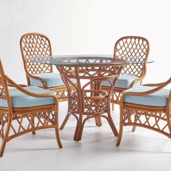 Antigu Dining Set with Side Chairs