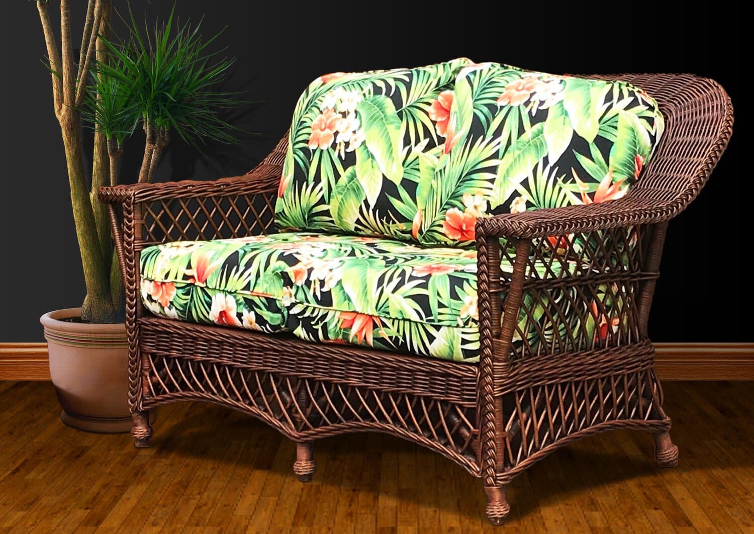 Wicker couch cushion online covers