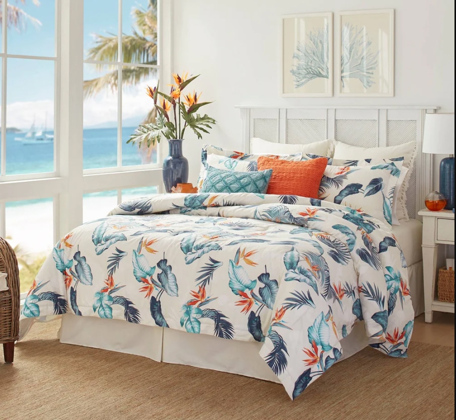 Tropical comforter deals set