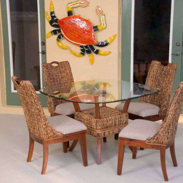 Belize Dining Set in Sienna stain