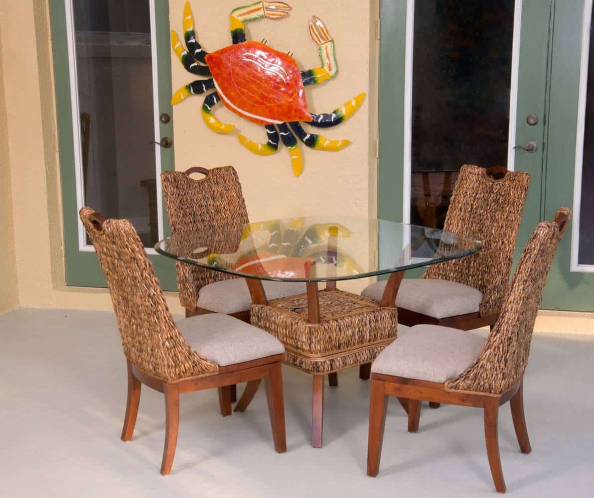 Belize Dining Set in Sienna stain