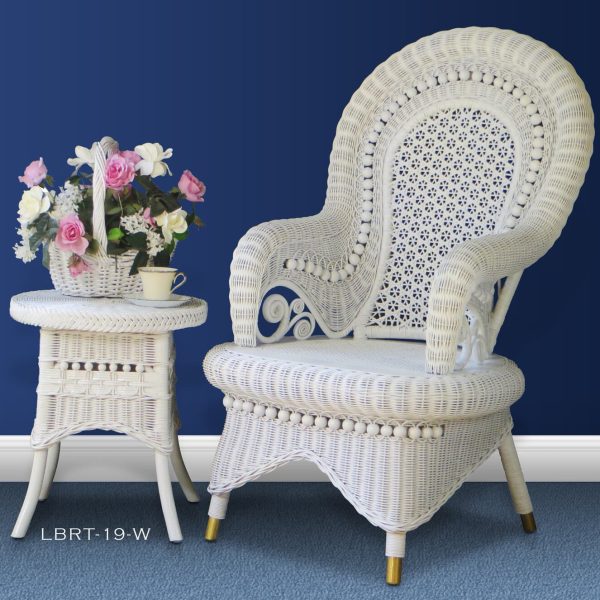 Country White Chair and Loop Ball Table