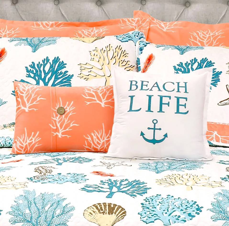 Coastal Reef 5 Pc Quilt Set