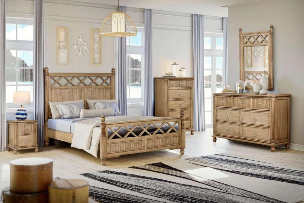 malibu wicker bedroom set