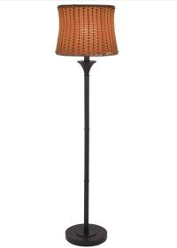 Pocologan Outdoor and Indoor Basket-weave 59.5″ H Floor Lamp – FREE SHIPPING