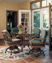 Antigua Caster dining chair set