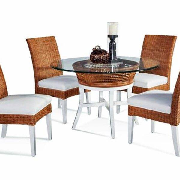 Farmhouse 6 Pc Dining Set with 4 Chairs and 48 Inch Boone Table